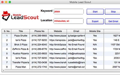 Mobile Lead Scout 1.0